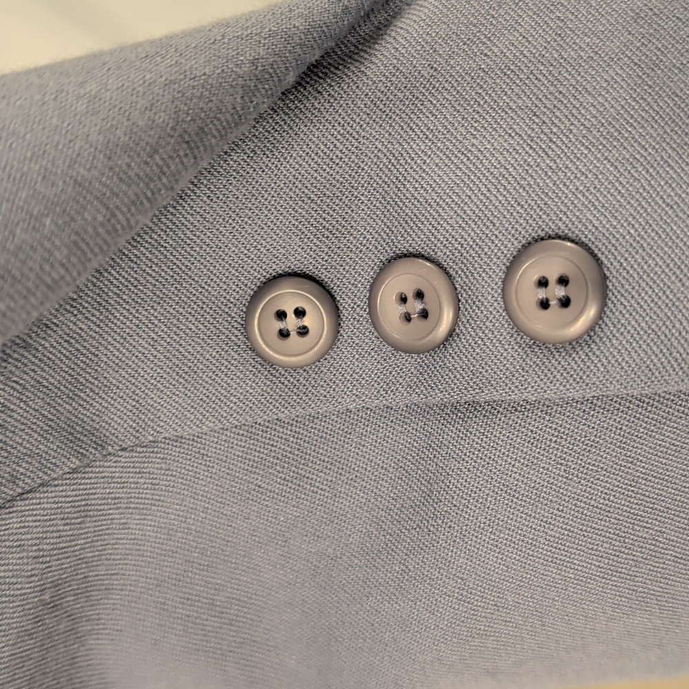 Pendleton Gray Blue Wool 2 Button Single Breasted… - image 8